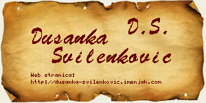 Dušanka Svilenković vizit kartica